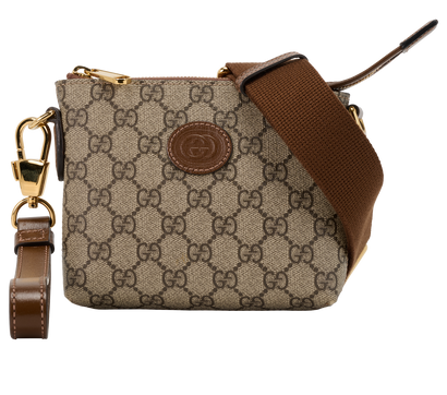 GG Crossbody, &pound;750, Handbags, Beige, Canvas, Front view